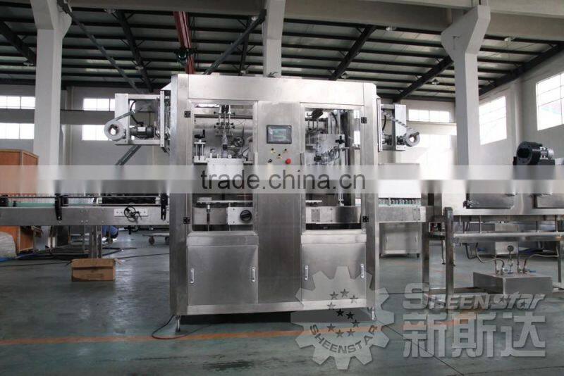 Full Automatic water bottle sleeve labeling machine