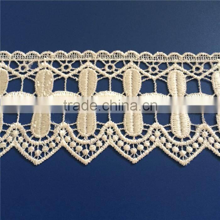 New product simple style crochet bikini lace fabric for women's garment