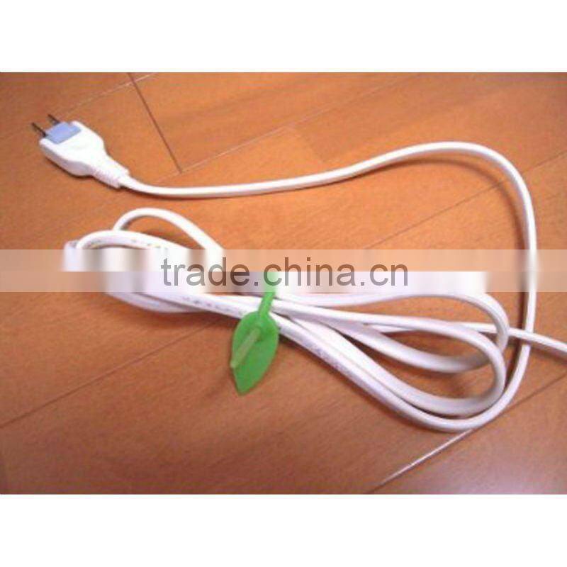 2012 colorful reusable silicone tie wraps