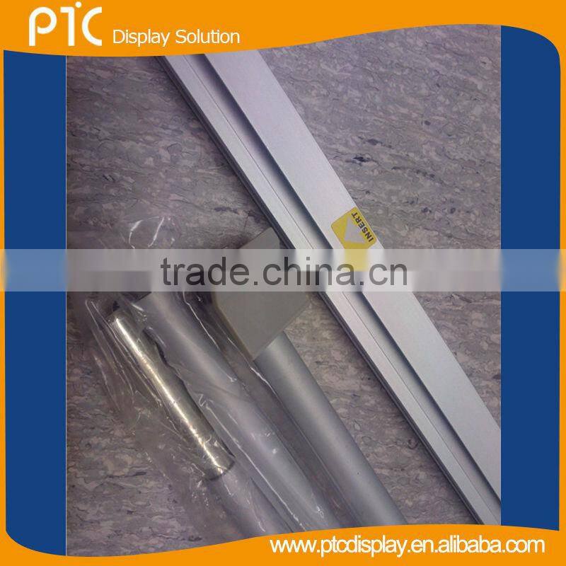 Teardrop protable display stand without foot