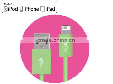 For Lightning To USB Cable with MFi Approved Sync Charge 2.4amp