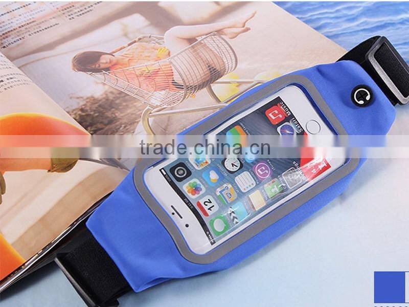 Multifunctional waterproof waist belt bag capable of touch screen belt bag