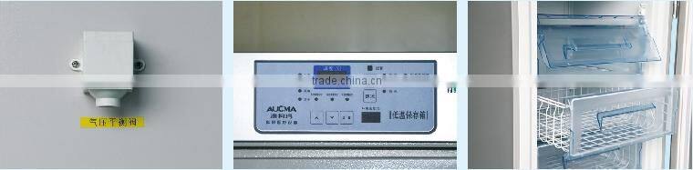 Aucma brand -40 degree Deep Freezer 276L 220V/50Hz