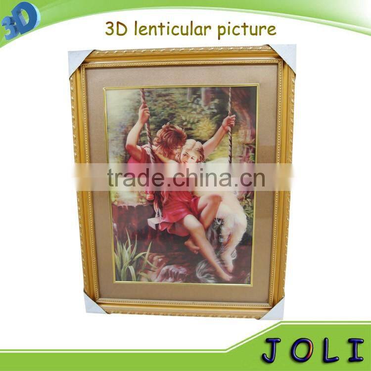 high quality PET 3D lenticular pictures of horse