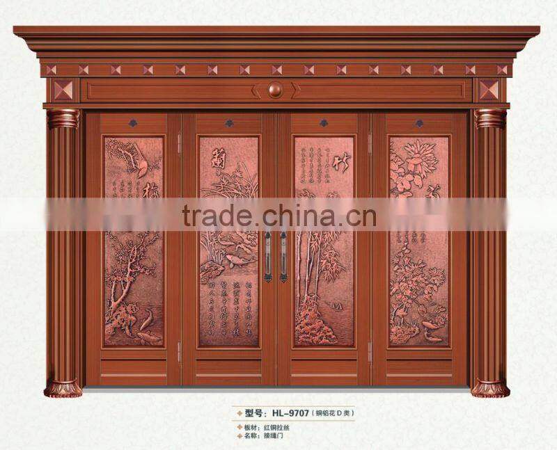 High Quanlity Cheap Turkey style stainless security steel door seam door