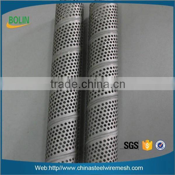 Stainless steel ss304 spiral welded perforated tube