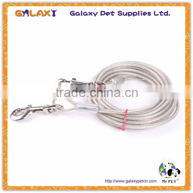 nylon steel wire rope dog leash made in China