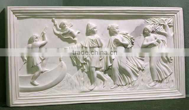 stone relief sculpture carving, stone relief flower, figure carving, wall relief murals (customized accept)