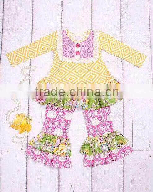 School girl outfit adorable cute halloween clothes stripe pants black top child fall outfits