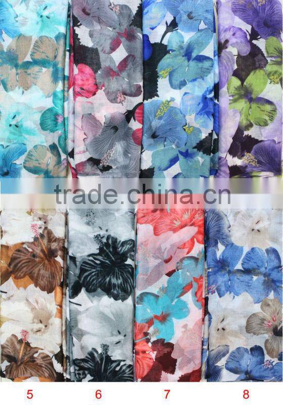 flower printing latest beautiful women hijab