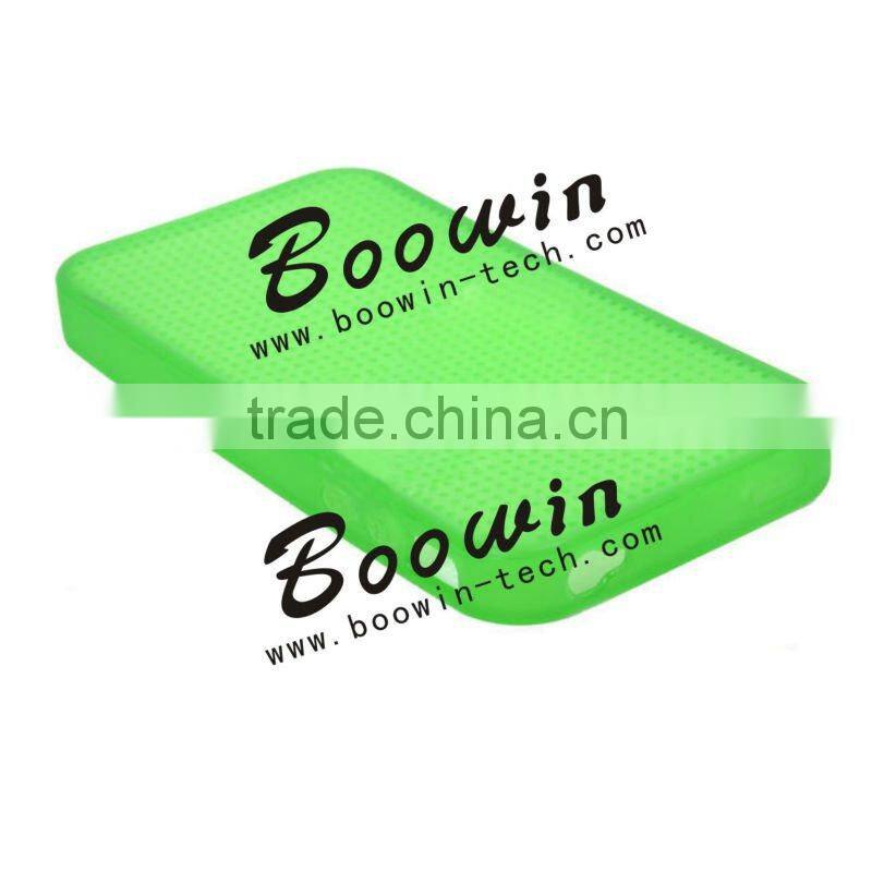 green mesh Soft TPU Gel Crystal Jelly Case Cover for apple iphone 4s