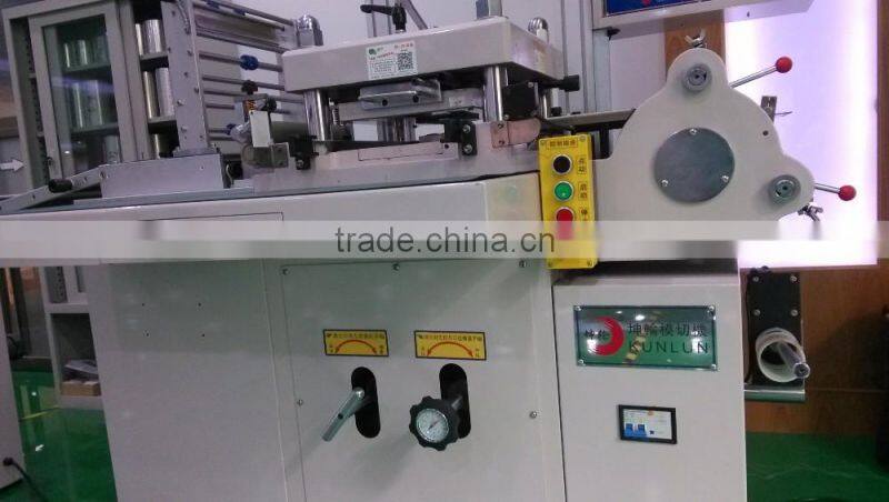 Automatic die cutting machine for double sided adhesive tape