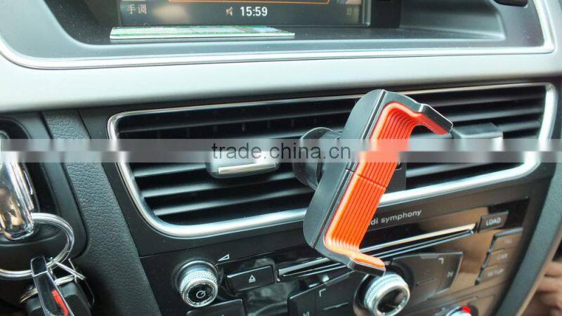 2015 Hot universal clip car air vent mount holder for smart phone