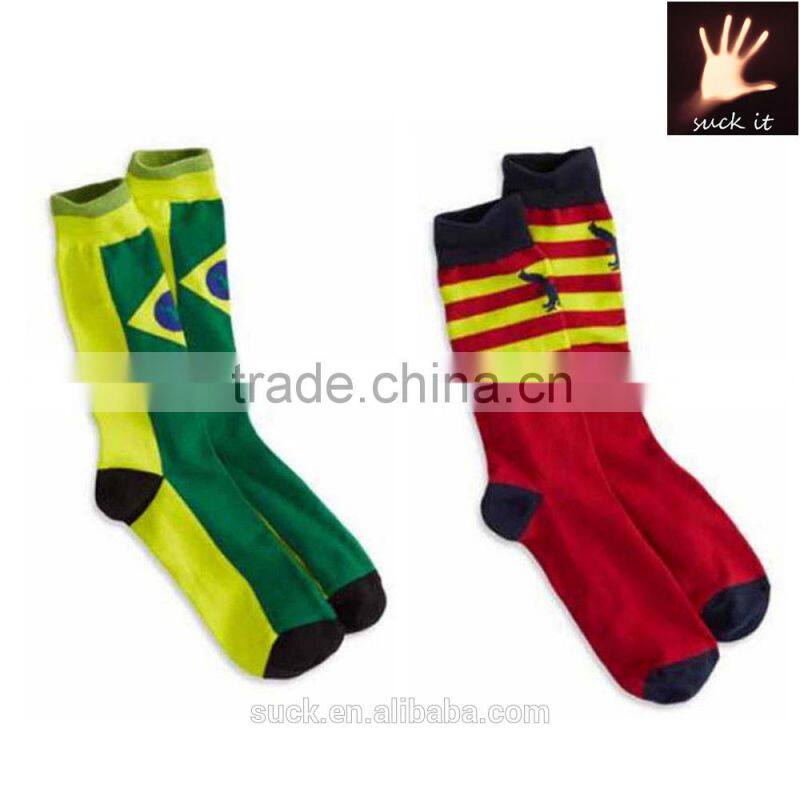 high quality national Flag Men's Soccer Swag Socks