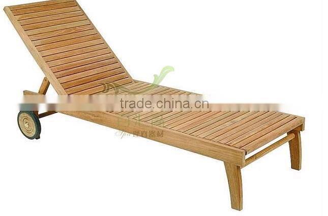 wooden lazy loung chair wooden sun chair relax chair wooden spa massage lazy chair