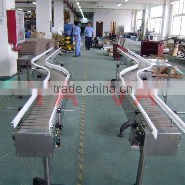 90 degree slat chain conveyor by customized