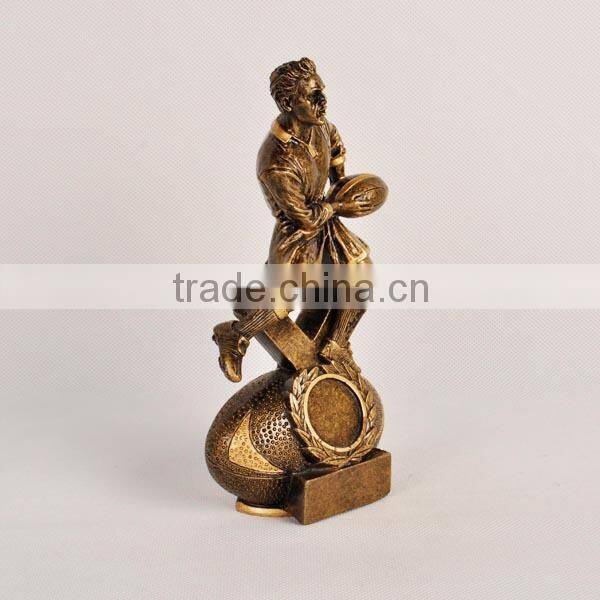 Wholesale rugby resin figure craft