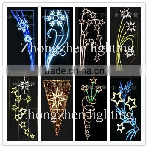 Holiday Decoration Outdoor Light Pole Garden Light Pole Decorative Garden Light Pole