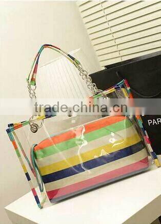 Candy color waterproof beach bags