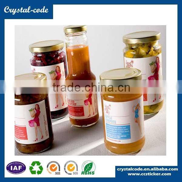 Labels for food containers self adhesive food label