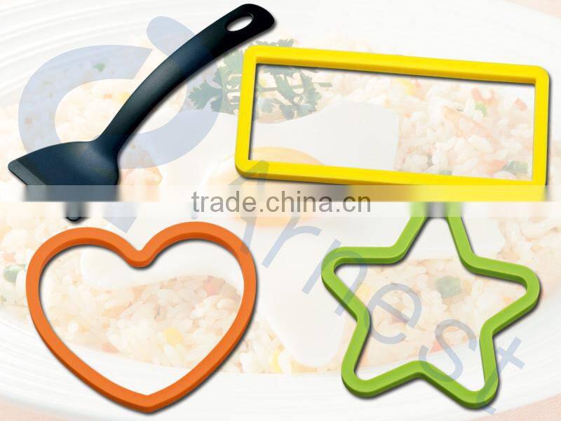 silicone molds kitchenware cookware cooking utensil kids lunch bento box accessories tools turner frame egg mold rings set 75820