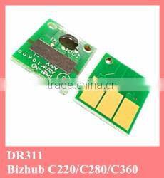 Compatible Konica Minolta Bizhub C224 C284 C364 DV512 developer unit chip