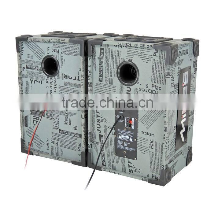 2.0 Wooden High Sound Quality USB Speakers