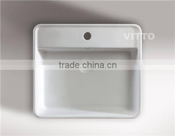 amazon hot selling square wash basin
