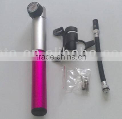 hotsale good quality factory price colorful high pressure aluminum alloy bicycle pumps bicycle parts