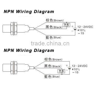 M8 F&C F3C-08KN02 Series Inductive Proximity Sensor, 2 Years warranty, 360 Degree LED View, NON-Flush 12~24VDC Sensor