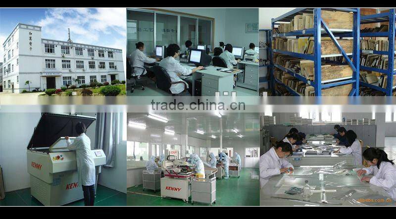 Hot selling custom self adhesive graphic overlay Plastic foil with LED keyboard