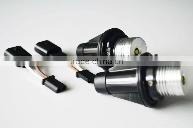 EK Favorites Compare Angel Eyes Heads Headlights Black Angel Eye Projector Headlights LED Angel Eyes Halo Rings