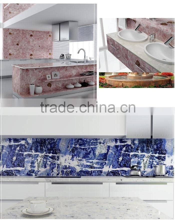 For elegant project decoration lapiz stone coffee table top