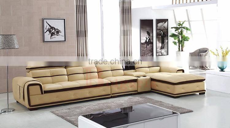 wholesale nice l shaped modern leather sofa new style sofa sofa set