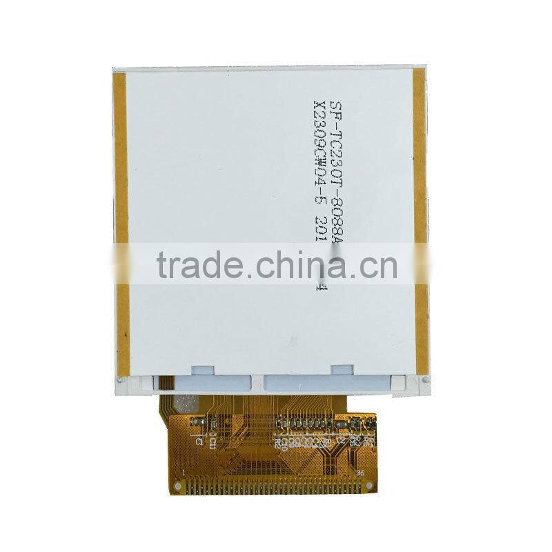 China supplier White LED backlight 2.3 inch TFT LCD display without TP in LCD module