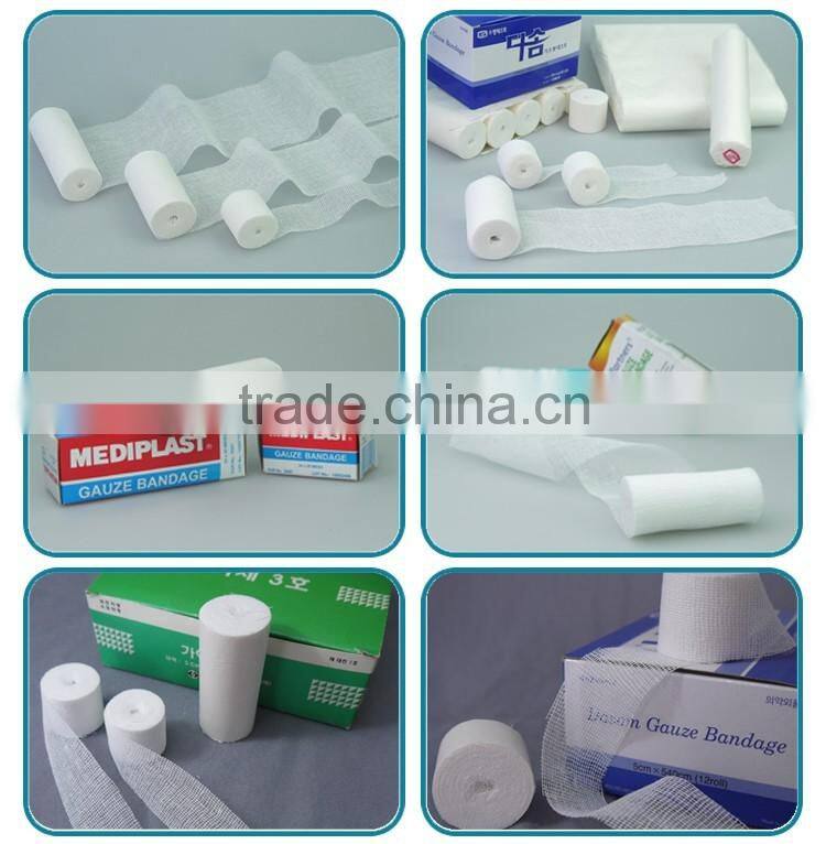 disposable 100% cotton medical sterilization of surgical gauze bandage