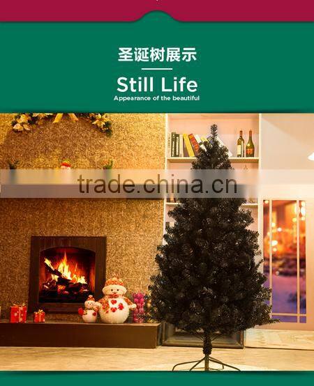 Gen show black tree 1.8 meters / 180 cm encryption Christmas decorations Christmas meal