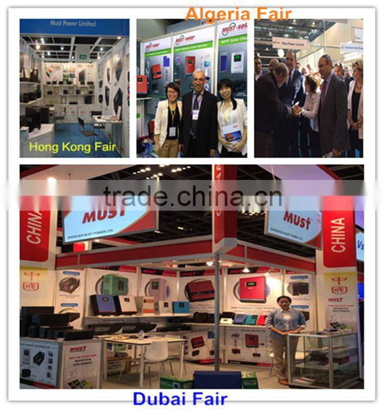 Must Hot selling PV18-3K Pure Sine Wave Hybrid Inverter 24v 3KVA MPPT Controller Inverter with Charger