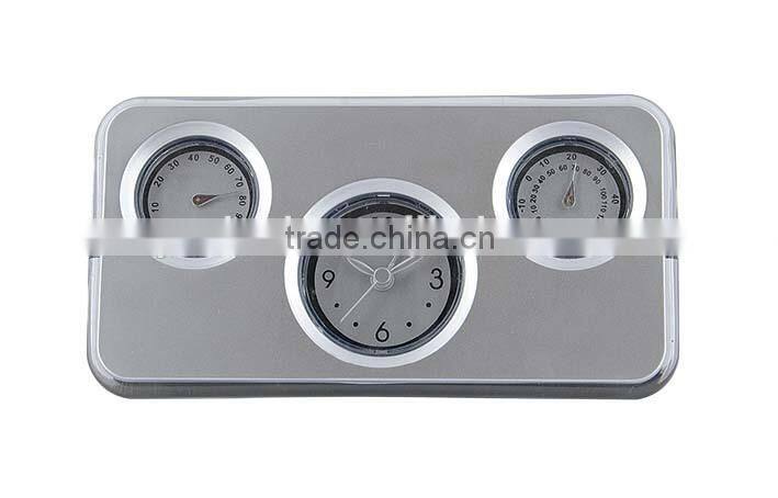 Desktop weather station alarm clock