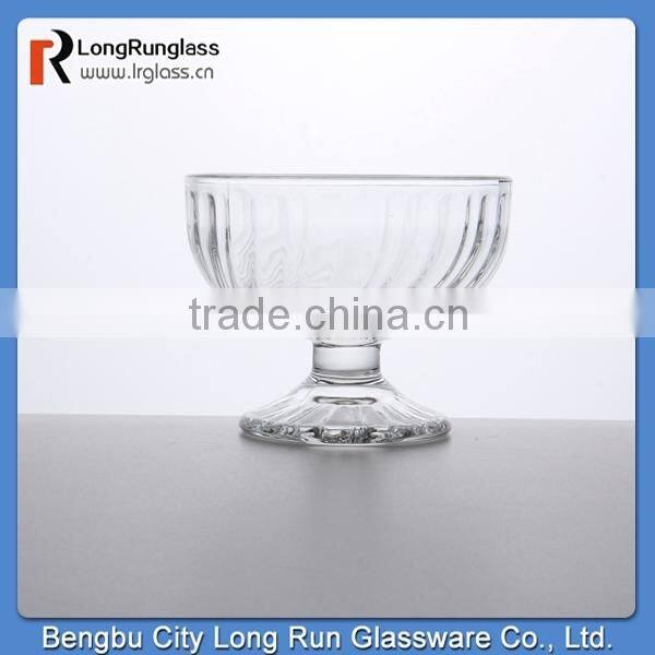 LongRun bengbu food use drinkware carved yoghurt bowls with foot