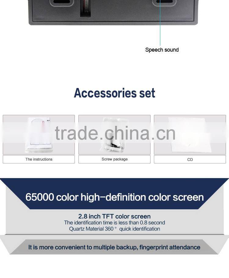 Ocean OC028 Finger Print Machine Biometric Time Attendance Employee Time Clock