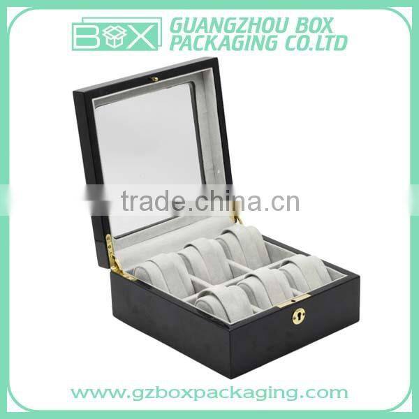 Wooden Box With Glass Top