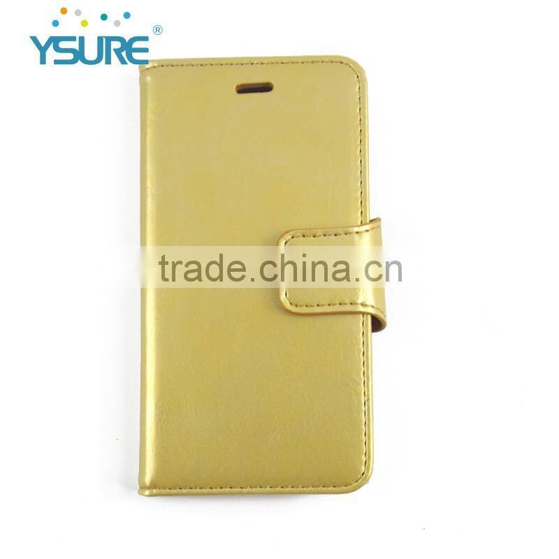 2016 New Colorful Style Hot Sales PU Leather Cases for iphone6 with Three Card Slots and Stand