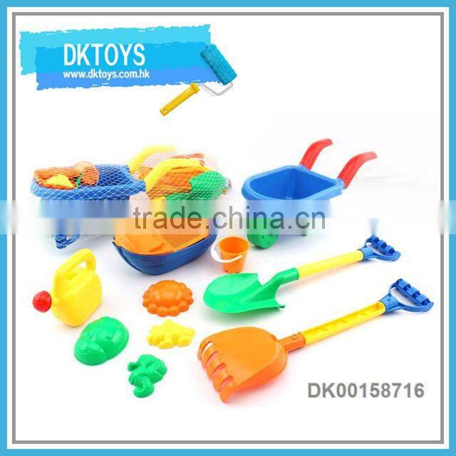 Hot Summer Plastic Mini Sand Wheelbarrow Kids Beach Toys