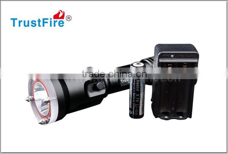 Trustfire classical led diving flashlight high power led torch 100M IPX8 TrustFire DF006 waterproof flashlights