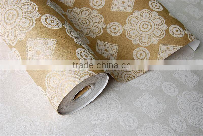 2015 hot sell non-woven wallpaper for office
