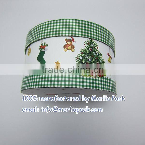 hot sale 2016 christmas collections boxes cylinder paper tube boxes