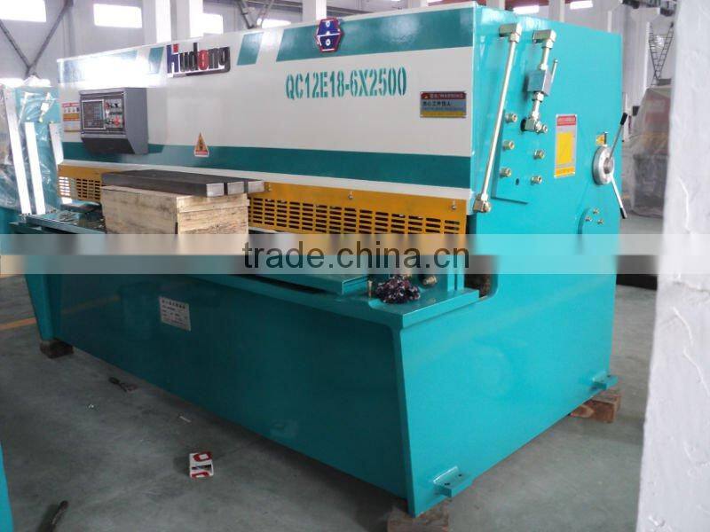 Hydraulic pendulum sheet metal shearing machine