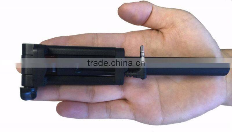 Selfie Stick with Aux Wire Bluetooth