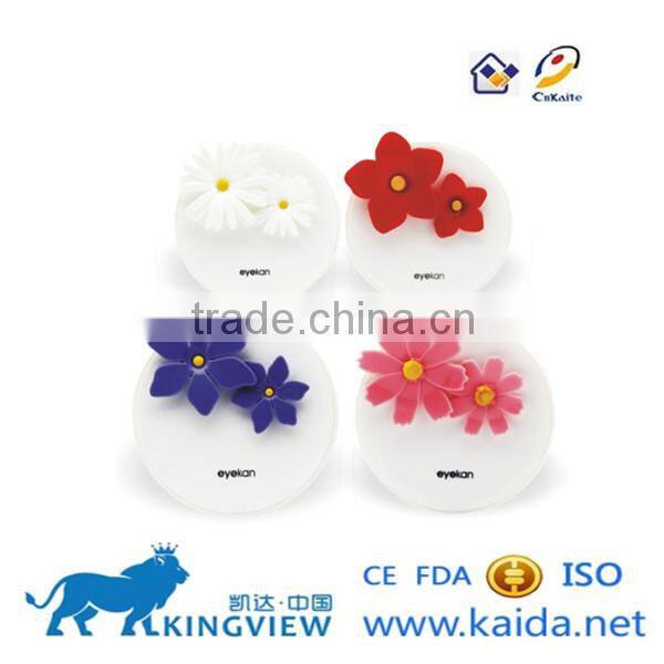 flower shape contact lens case china